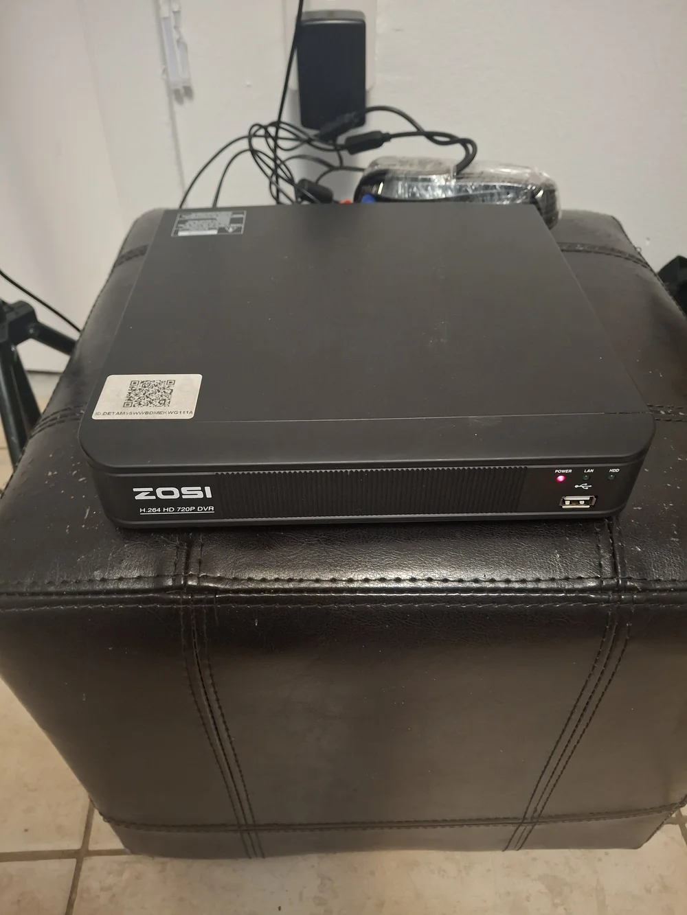 Black H.264 720P DVR Video Recorder